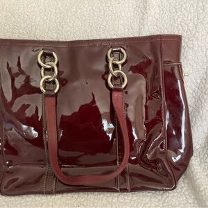 Coach purse burgundy pre-loved